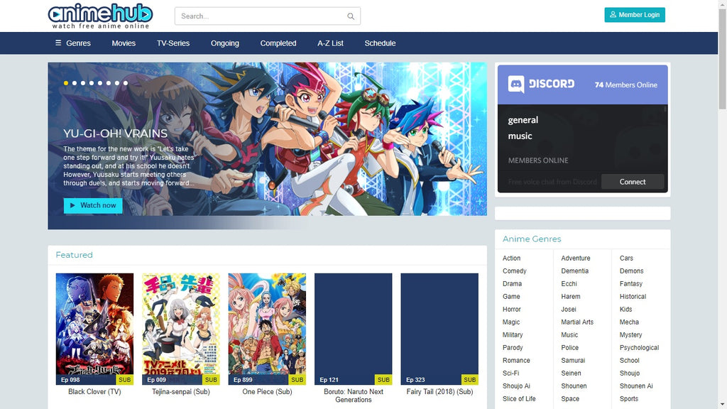 Dubbed Anime Websites Free