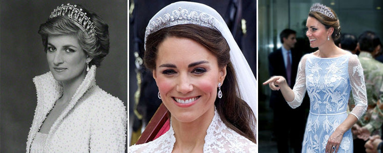 Diana and Kate wear Royal tiaras