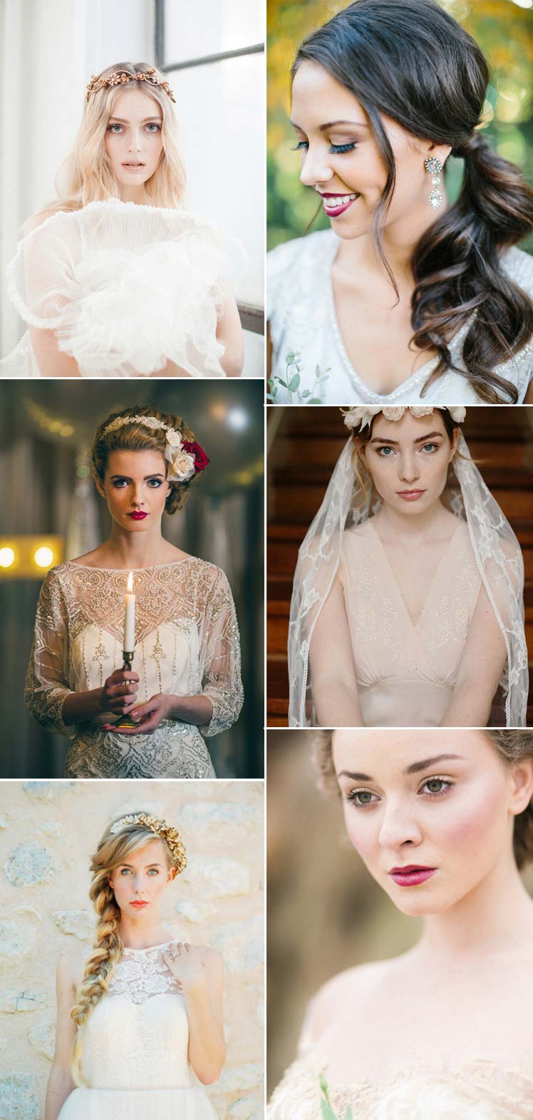 Autumn bridal make-up ideas
