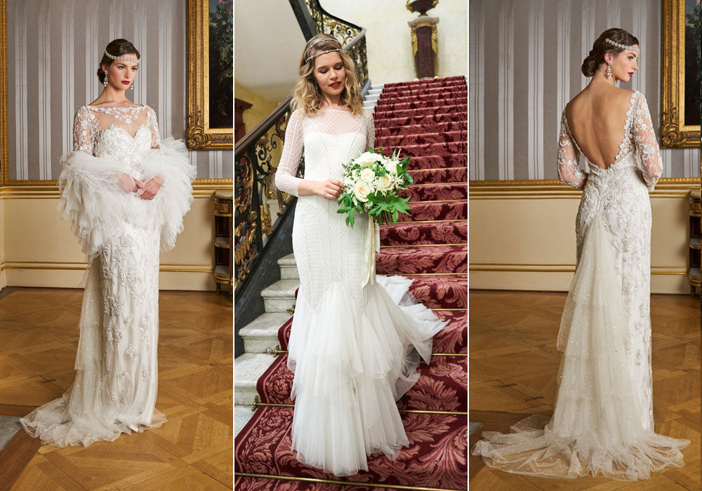 Tulle gowns for feminine bridal style