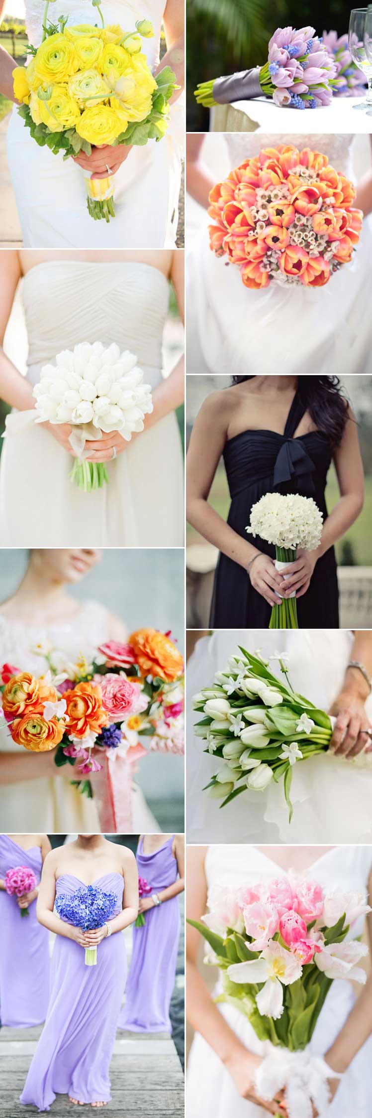 Spring bridal bouquet inspiration