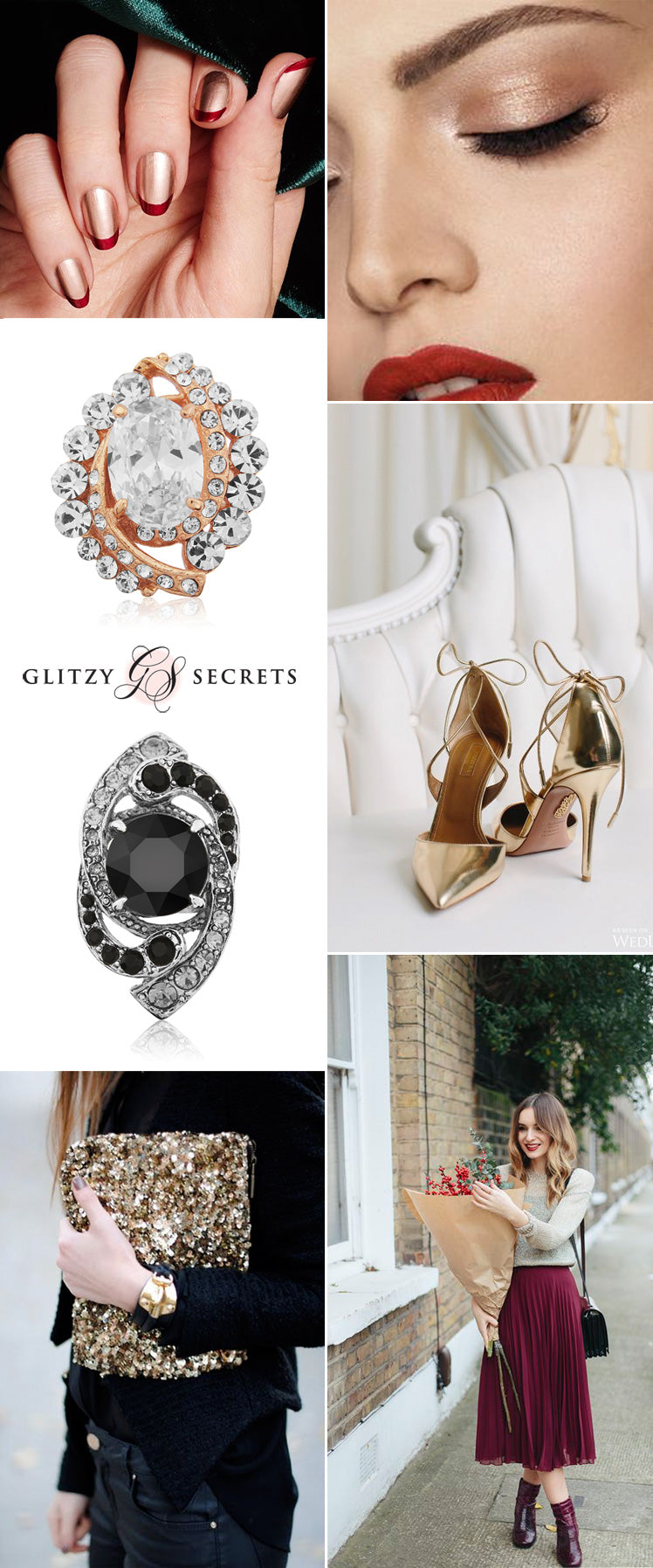 Gorgeous Ways To Sparkle At Your Christmas Party - Glitzy Secrets