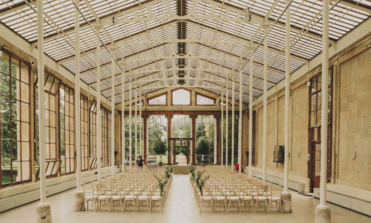 Kew Gardens London for a chic wedding venue