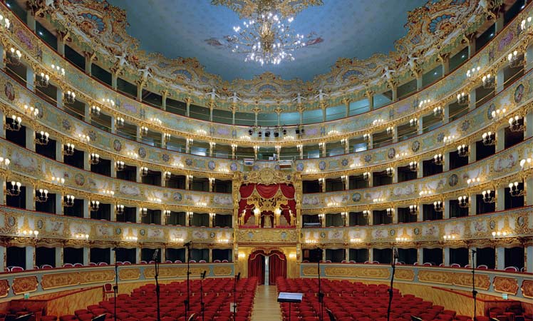 Wedding venue at La Fenice Opera House Italy