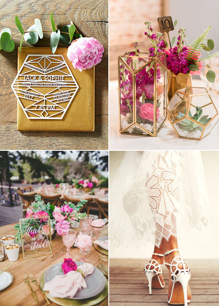 Pretty romantic geometric detail
