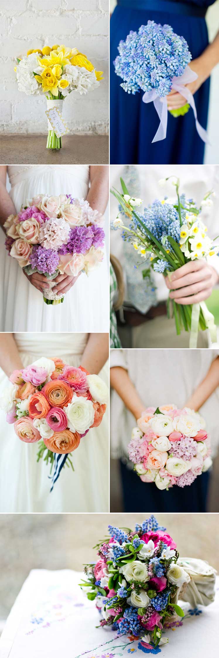 Spring wedding bouquet ideas for your special day