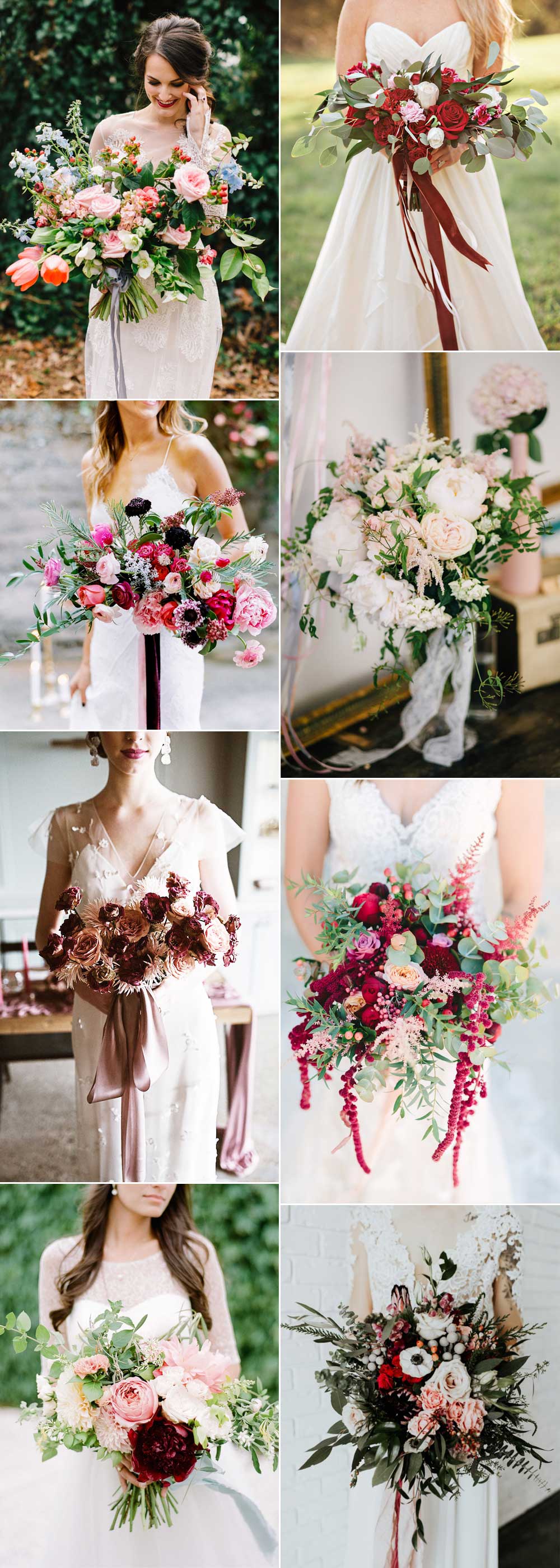 Valentine's Day bridal bouquet ideas