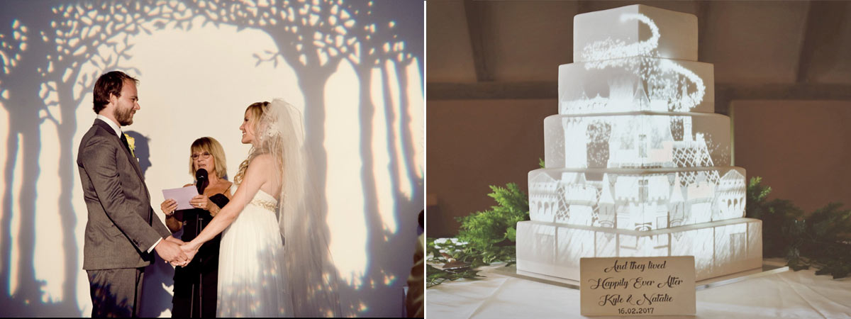 Video mapping wedding trends