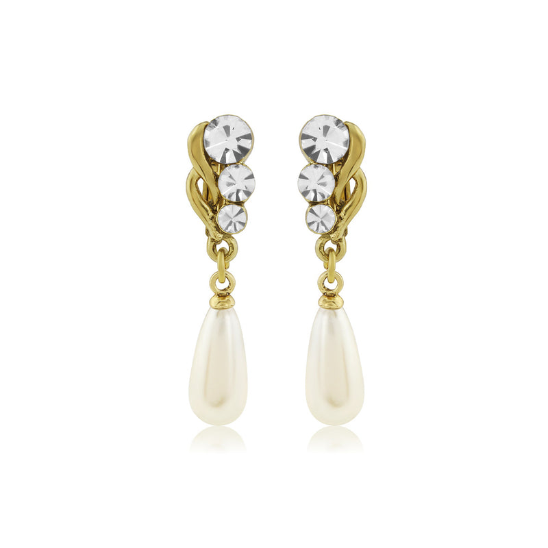 Pearl Clip On Earrings | Award Winning Jewellery | Glitzy Secrets