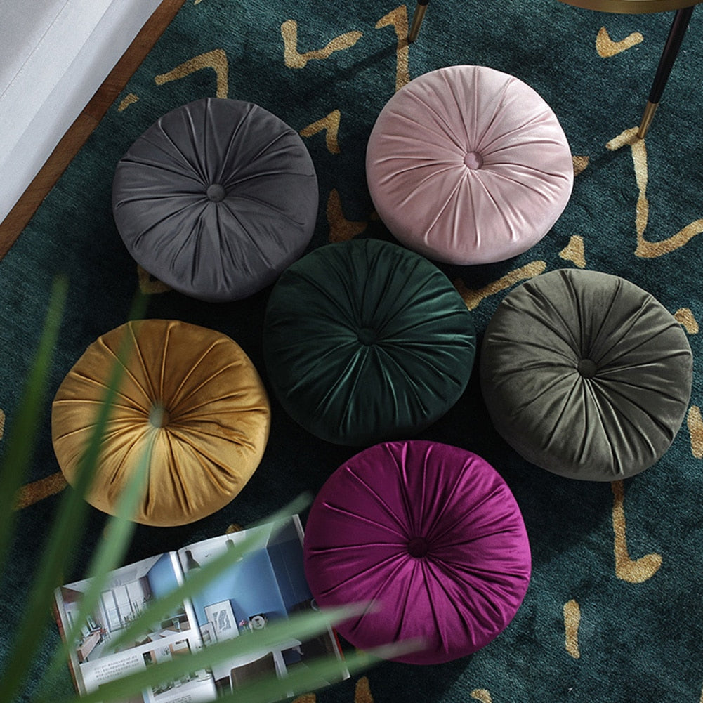 Cushy™ - The Round Velvet Sofa Cushion