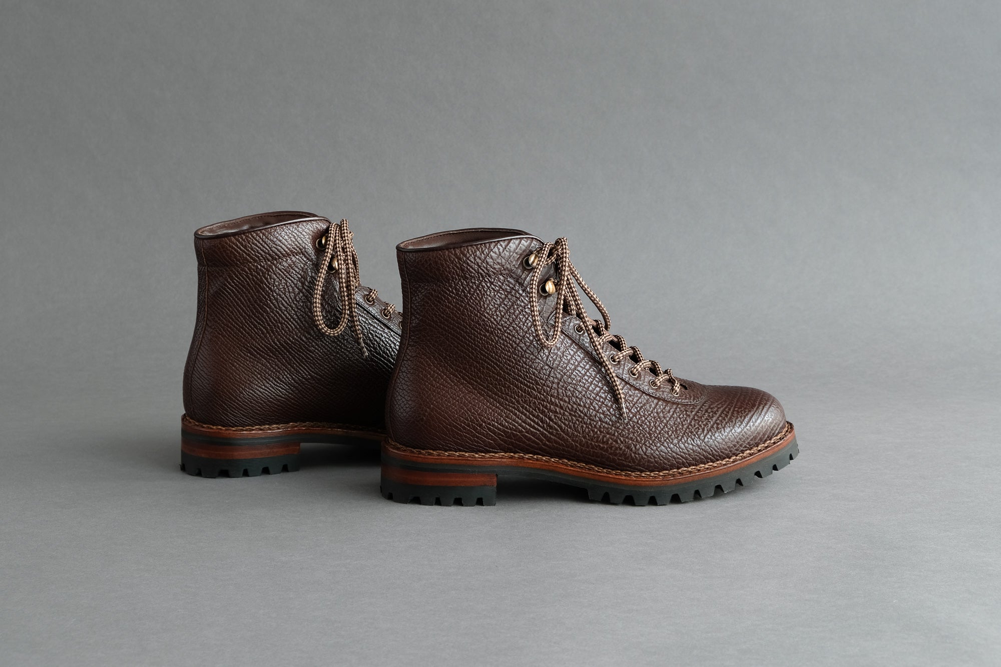 Zonkey Boot Norvegese hiking boots in Brown Shark Leather