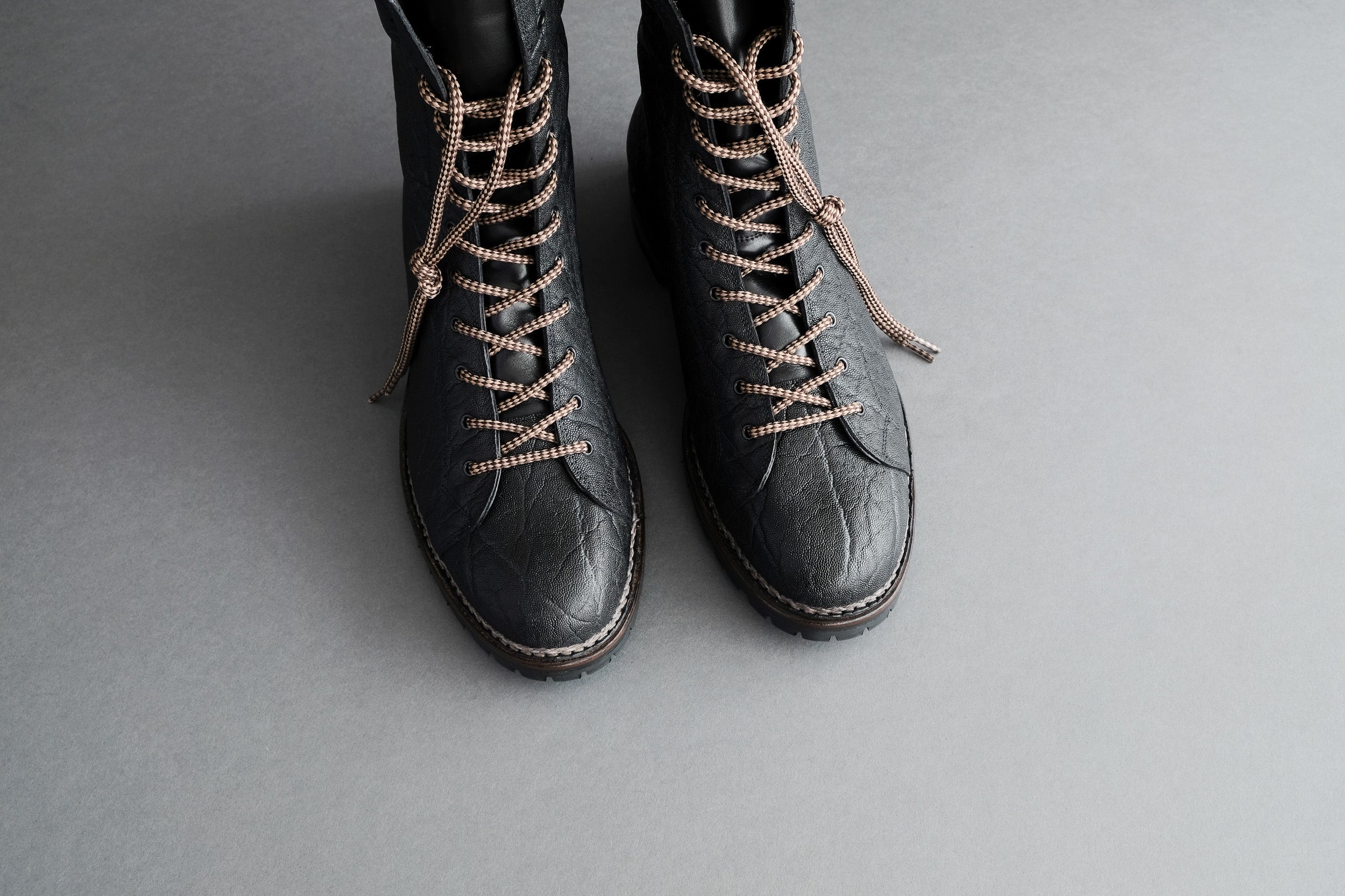 Zonkey Boot Parachute boots in elephant leather with Norvegese rubber soles