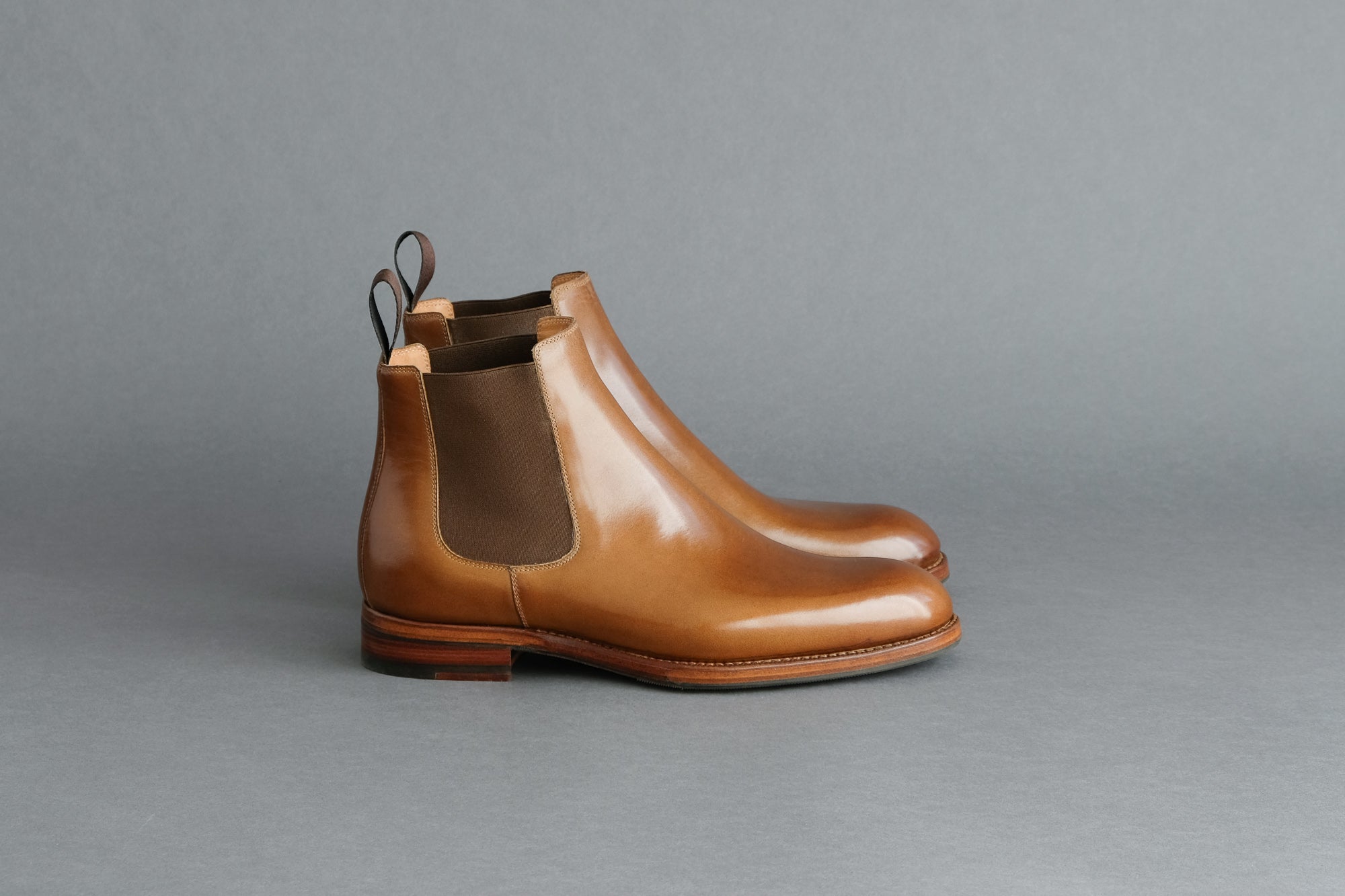 Zonkey Boot hand welted Chelsea boots from Raw Sienna Bavarian Calf leather