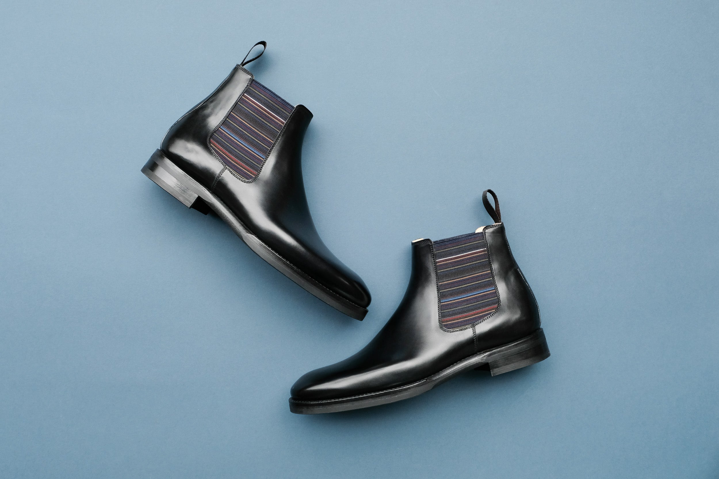 Zonkey Boot hand welted Chelsea boots made from black Horsehide