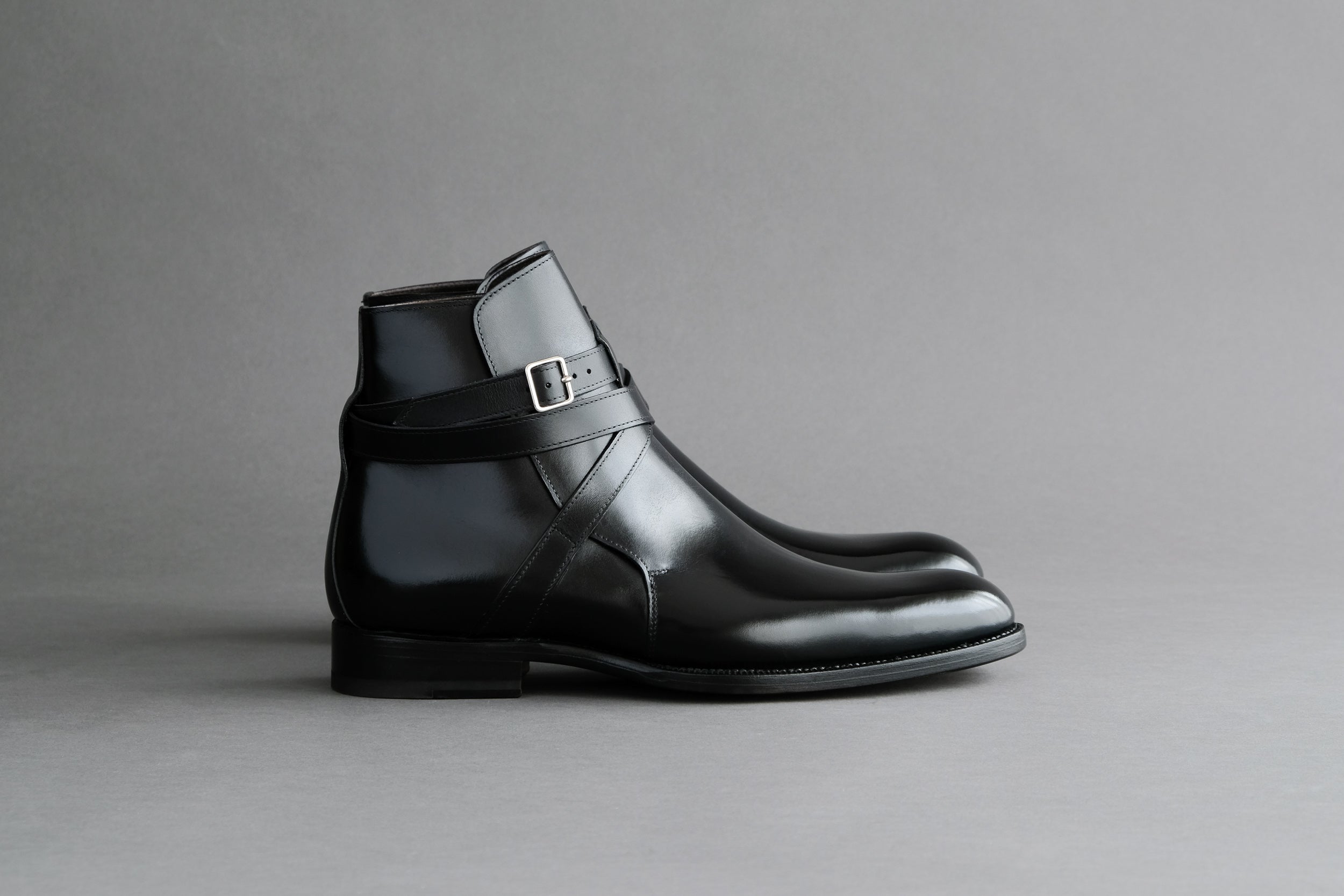 Zonkey Boot hand welted Jodhpurs from black French Aniline Calf 