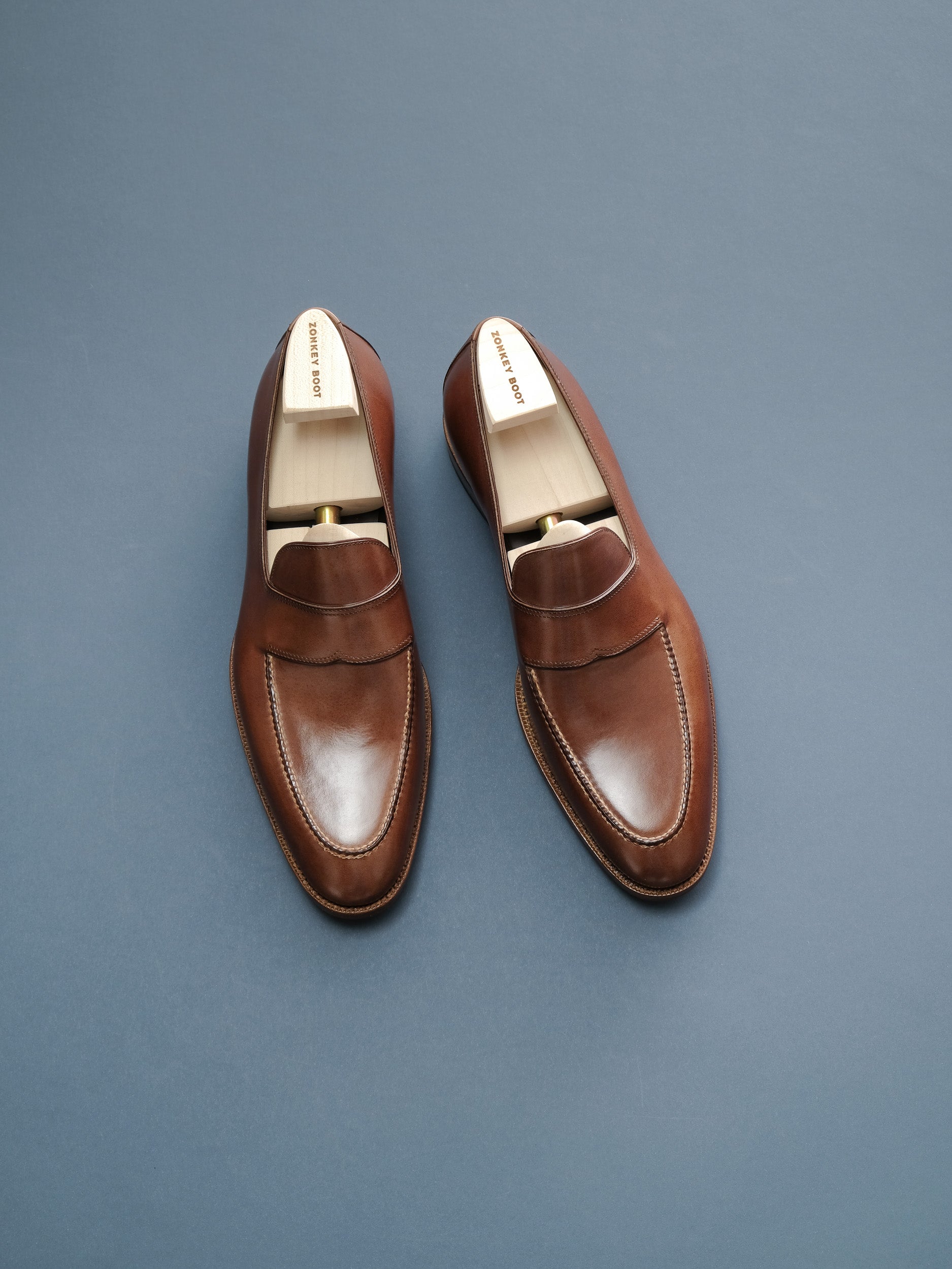 Zonkey Boot hand welted classic loafers with hand sewn aprons