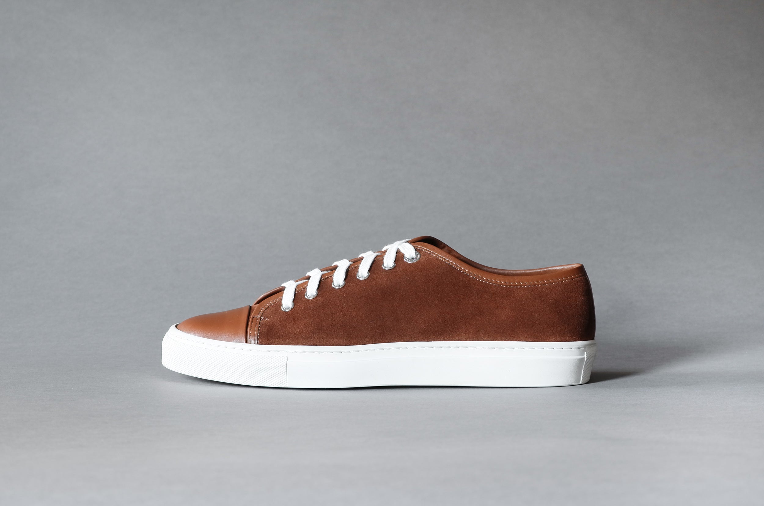 Zonkey Boot sneakers from mid-brown calf leather and suede