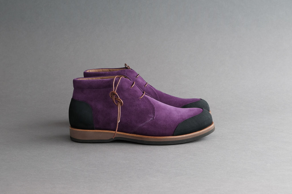 Zonkey Boot urban sports boots from purple suede