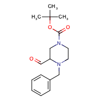 tert-butyl 4-benzyl-3-formylpiperazine-1-carboxylate