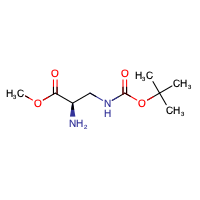tert-butyl (R)-2-(methoxycarbonyl)-2-aminoethylcarbamate