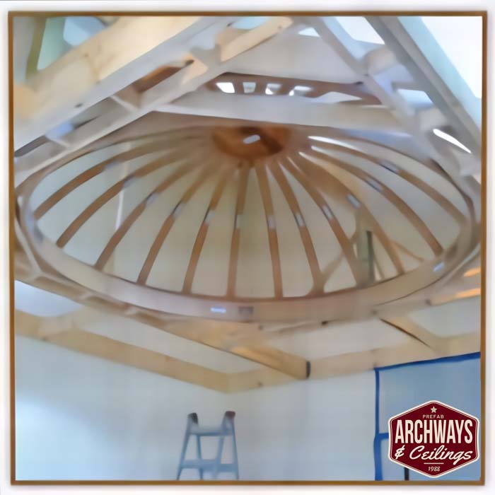 Almar Remodel Dome Ceiling Framing Side View