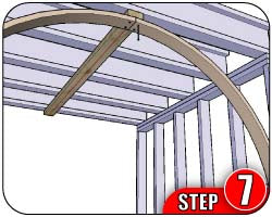 Installing a Barrel Vault Ceiling - Step 7