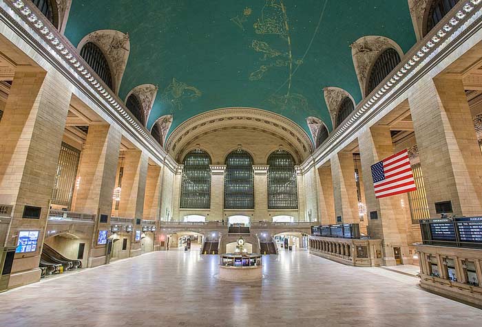 Grand Central Station Main Concourse - Barrel Vault ceiling
