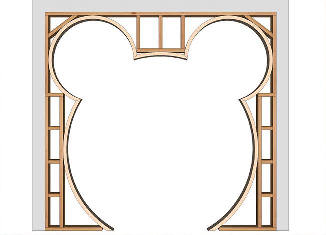 Mickey Mouse Custom Wall Design For Kid's Bedroom