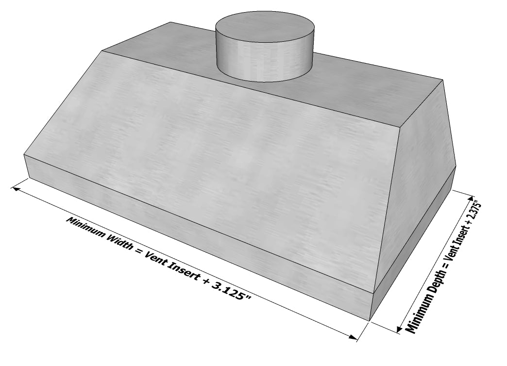 Measuring Your Range Vent Insert