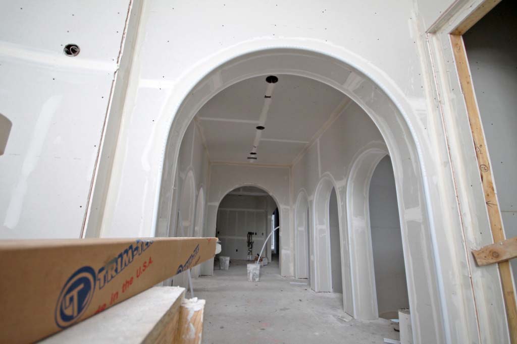 bull nose drywall arch