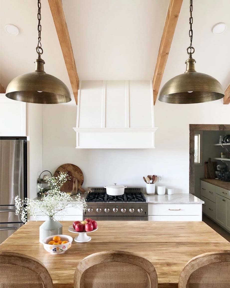 Farmhouse Kitchen // Adding A Shelf Below Our Upper Cabinets (+