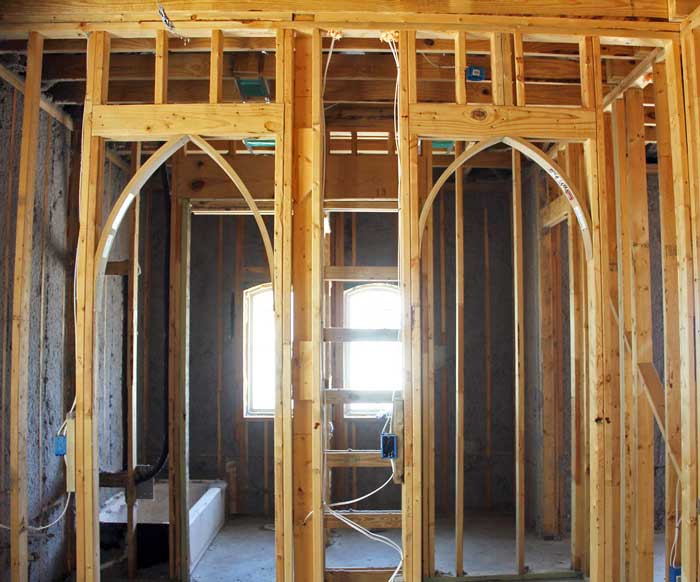 Framing of two Gothic Arched Doorways - by Archways & Ceilings