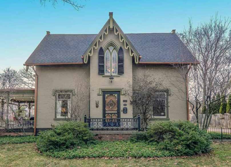 Gothic Victorian Home With Lancet Windows