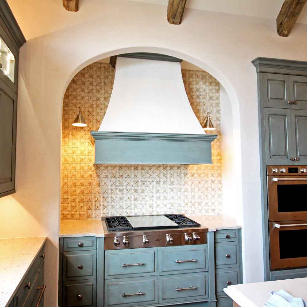 Kitchen Makeover with Island Vent Hood – Custom Made Products