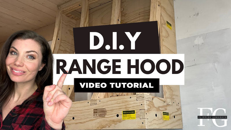 DIY Kitchen Range Hood Installation Tutorial with Flipping Gorgeous YouTube