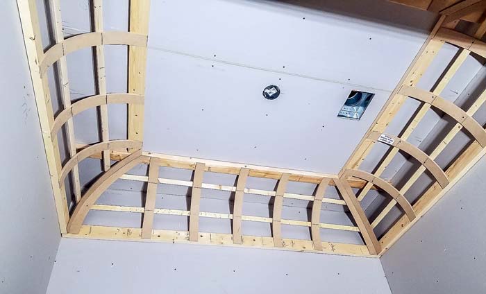 Tray ceiling installation - cove ceiling kits