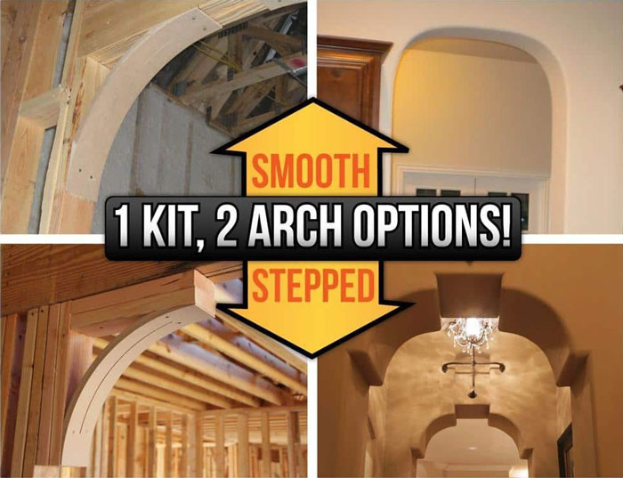 Half Circle Arch  Easy Half Circle Arch Kits — Archways & Ceilings