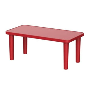 Duramax Kindergarten Table - Rectangle Red 86811