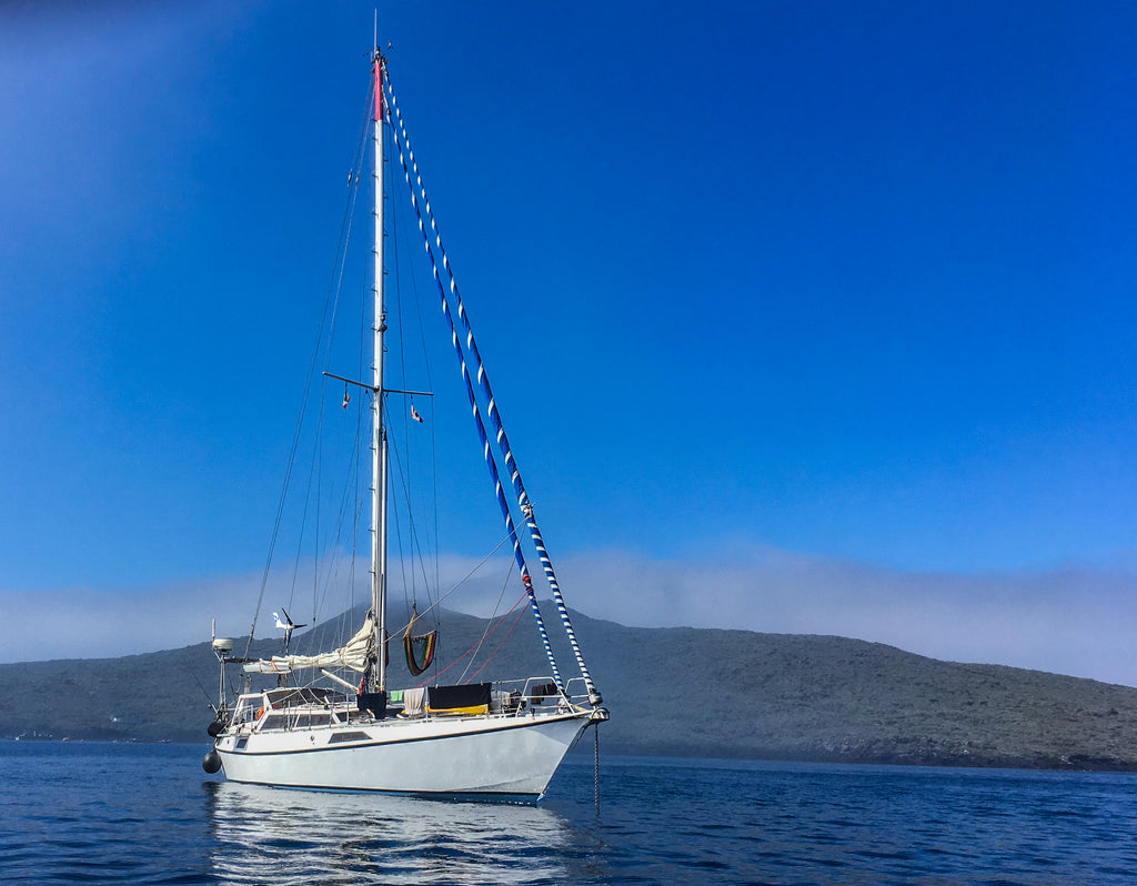 The Sail Boat - Akhlut at anchor, Isla San Martin