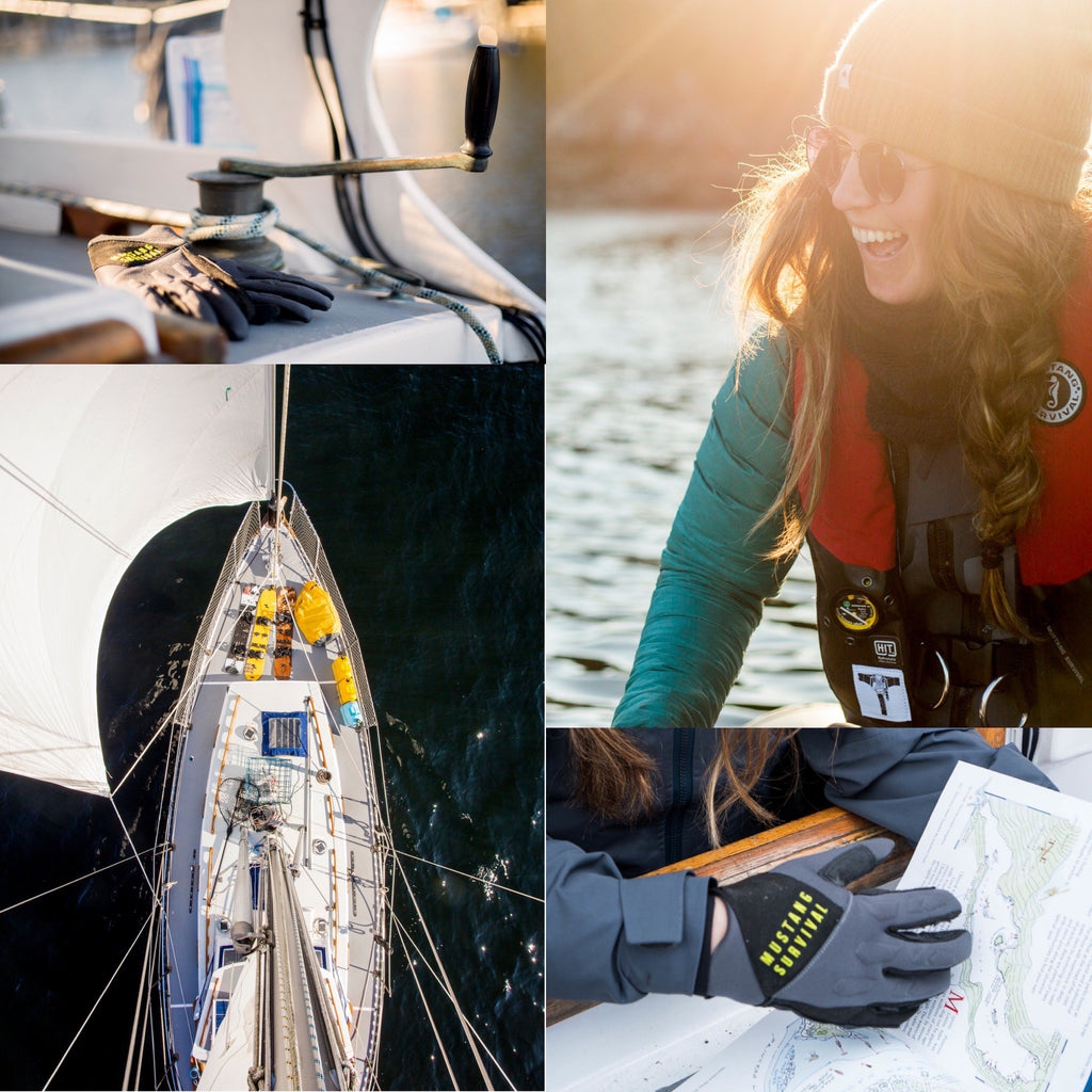 collage of crew setting sail for an adventure