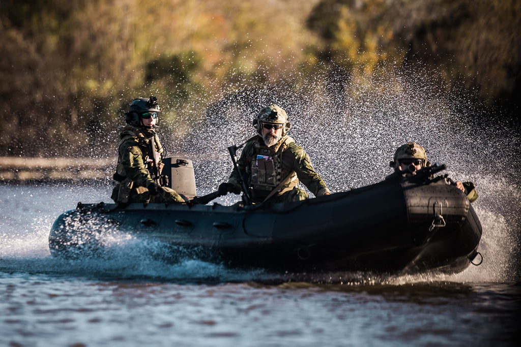 Maratime Military training with Mustang Survival Ratis LPU