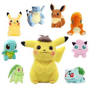 detective pikachu bulbasaur plush