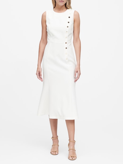 banana republic white dress