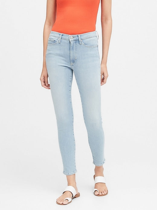 banana republic high rise skinny