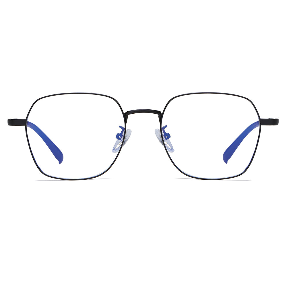 square wire rim glasses