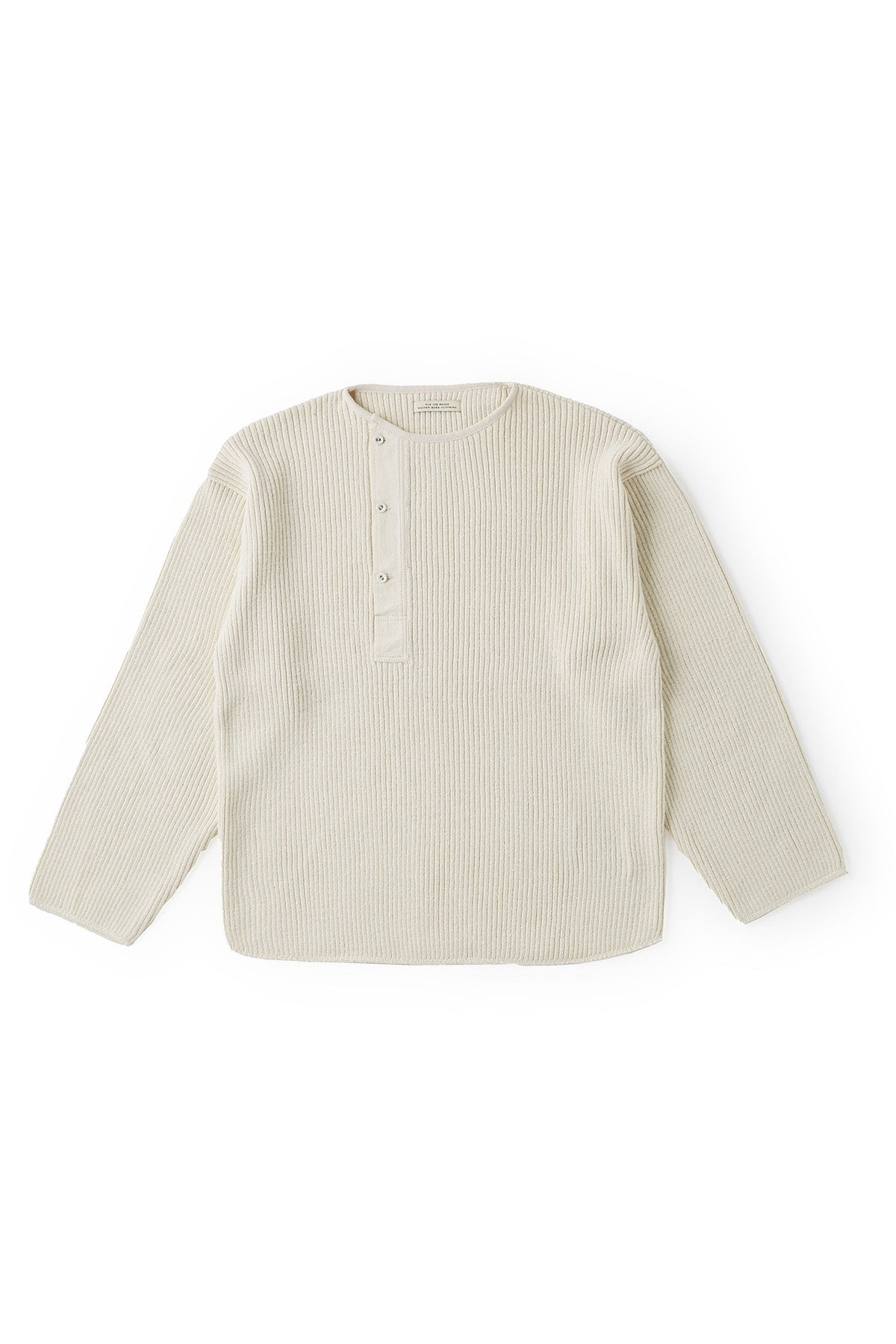 ASYMMETRY FRONT HENLY SWEATER - 231OJ-KN03 – OLD JOE BRAND