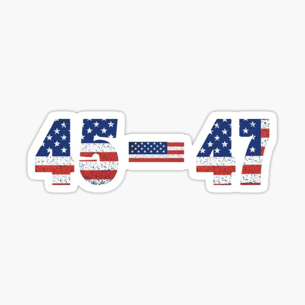 4547 Trump 2024 Sticker