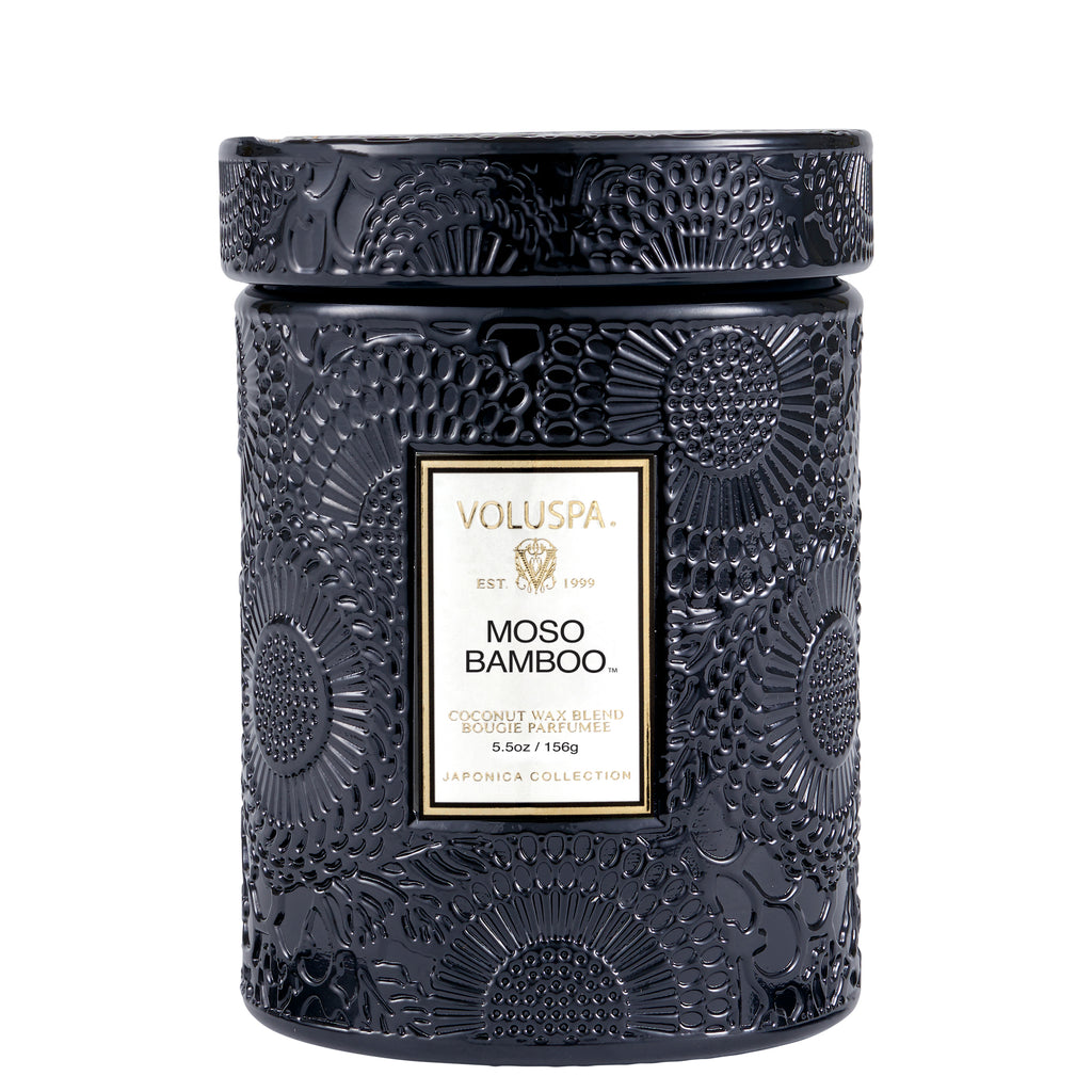 moso bamboo candle