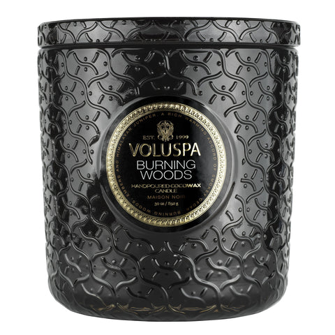 Bougie parfumée Maison Noir Luxe 80 heures de Voluspa 