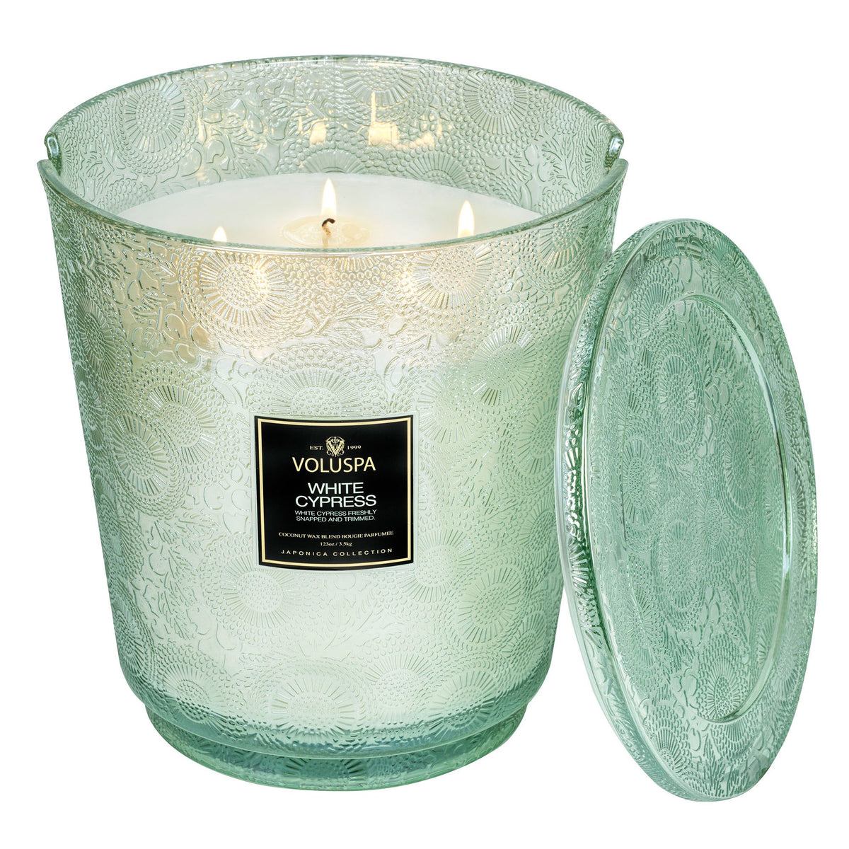 White Cypress - 5 Wick Hearth Candle